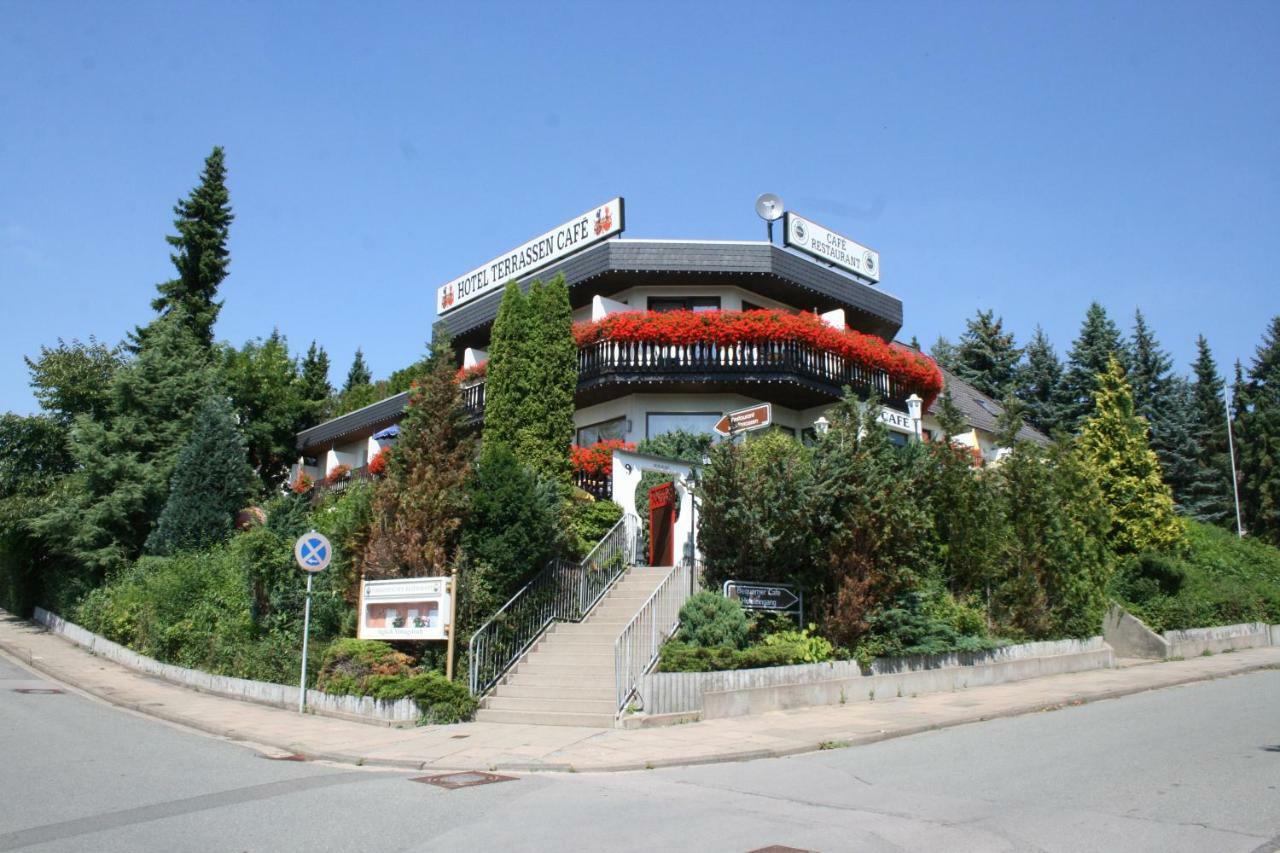 Themen Hotel Terrassen Cafe Bad Münder am Deister Exterior foto