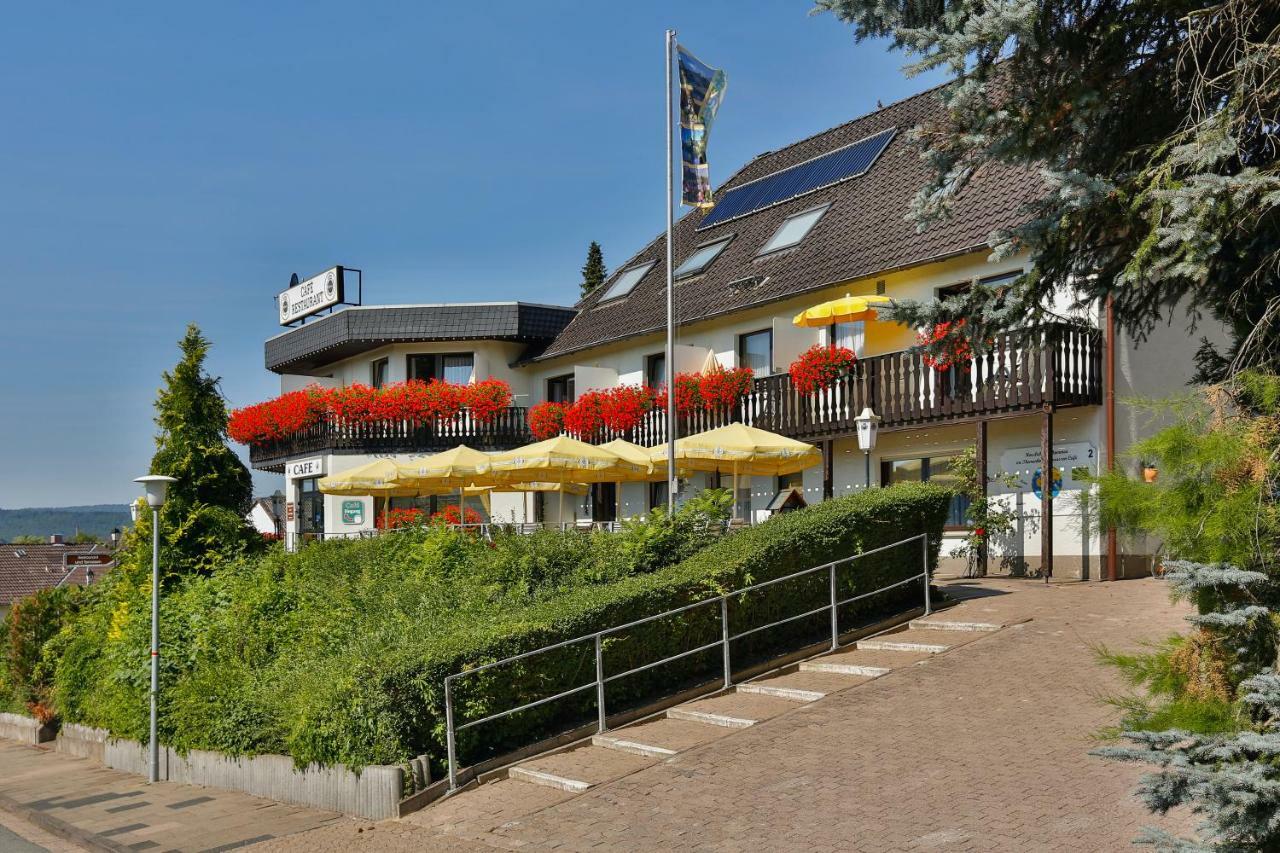 Themen Hotel Terrassen Cafe Bad Münder am Deister Exterior foto