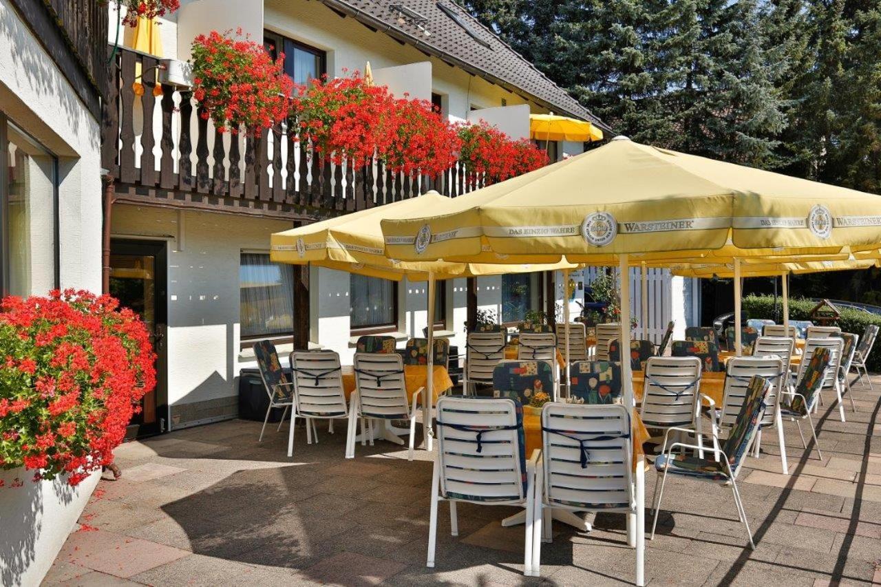 Themen Hotel Terrassen Cafe Bad Münder am Deister Exterior foto